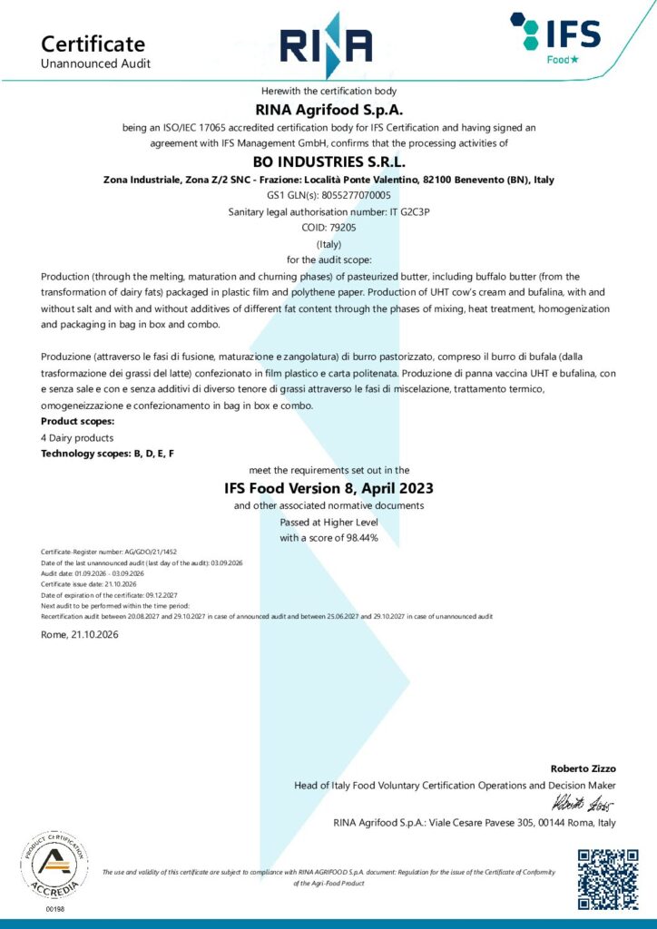 BO INDUSTRIES – IFS 2027